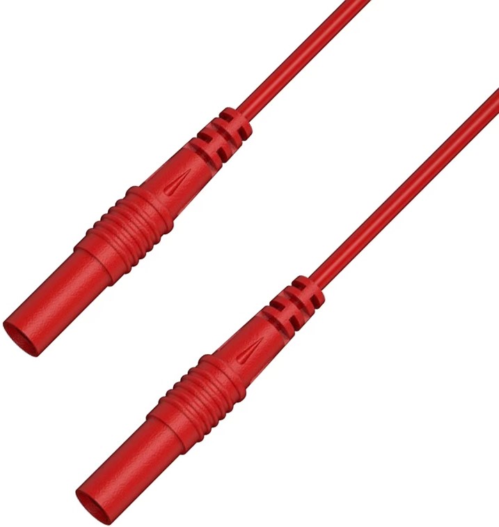 RS PRO Test Leads, 2.5A, 50V, Red, 100cm Lead Length