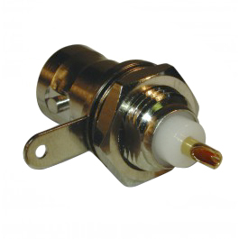 Amphenol RF BNC Series, Jack Panel Mount BNC Connector, 50Ω, Solder Termination, Straight Body