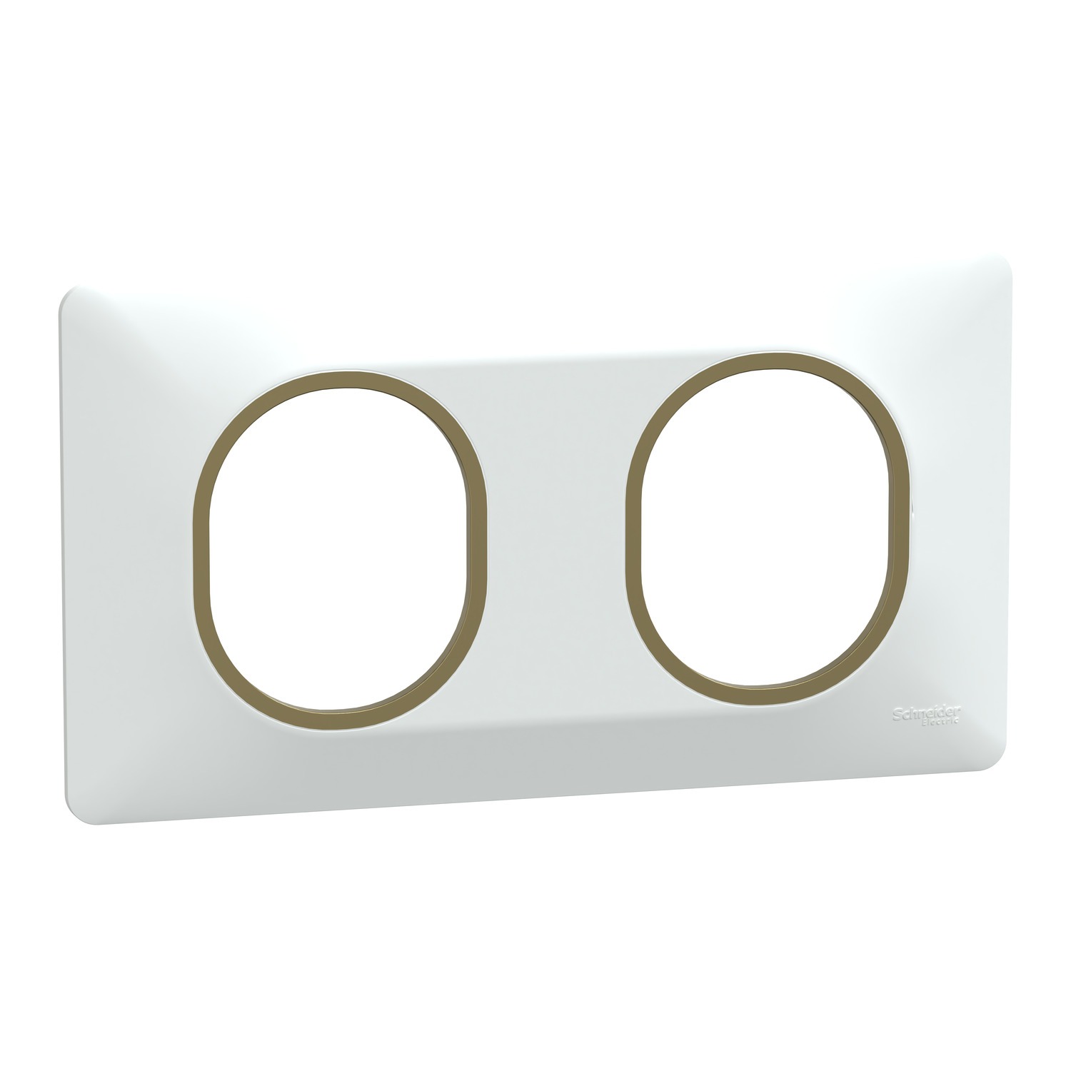 Schneider Electric White 2 Gang Light Switch Cover