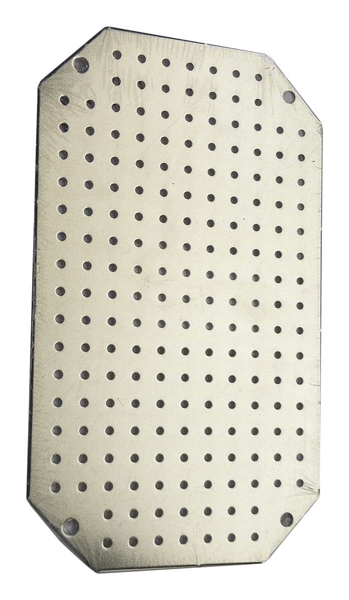 Fibox Galvanised Steel Perforated Mounting Plate, 1.5mm H, 550mm W, 750mm L for Use with ARCA 6080, ARCA 8060