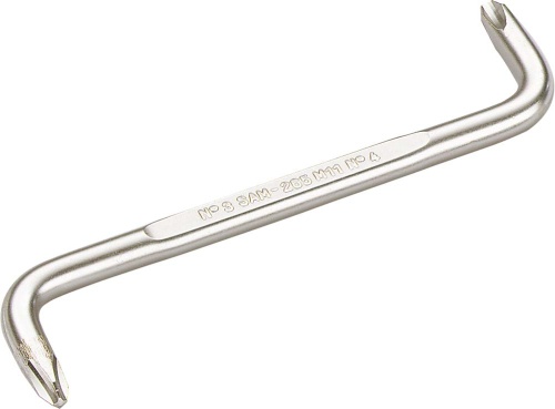 SAM Slotted Right Angle Screwdriver, 4.5 → 6 mm Tip, 20 mm Blade, 100 mm Overall