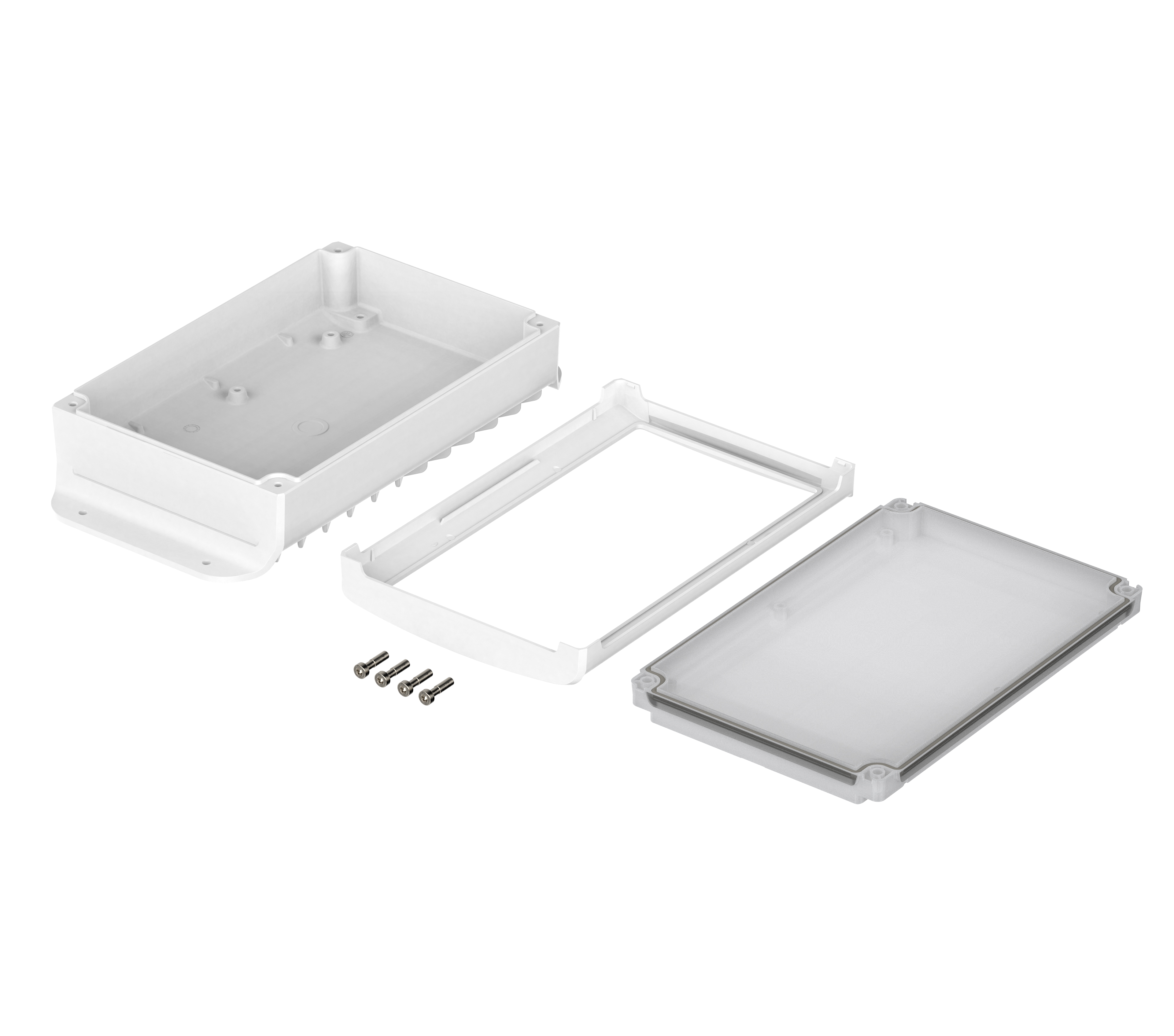 Bopla BoVersa Series White Polycarbonate General Purpose Enclosure, 258 x 140 x 66.5mm