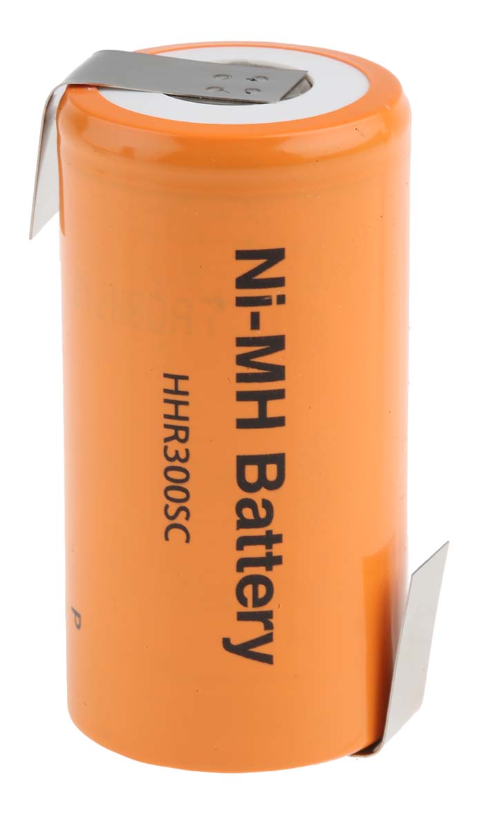 Panasonic, HHR-300SCP-1Z, 1.2V, SC, NiMH Rechargeable Battery, 3.05Ah