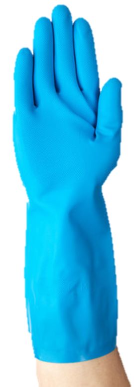 Ansell 37-501 Blue Nitrile Glove, Nitrile Coating