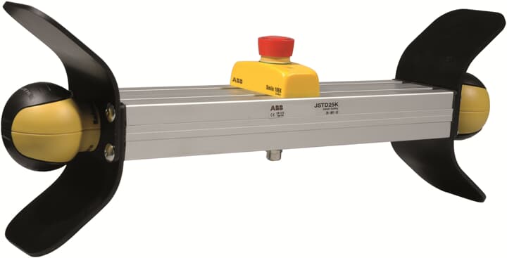 ABB 1 Button Safety Two Hand Control Switch, Black, Yellow, JSTD25 Series