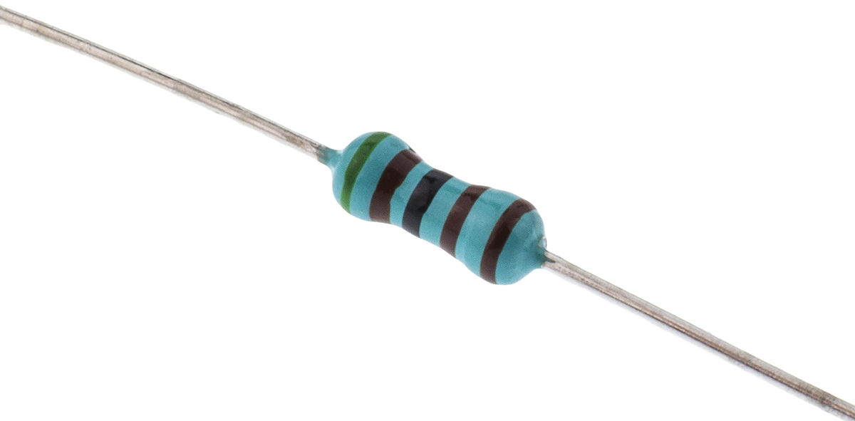 TE Connectivity 5.1kΩ Metal Film Resistor 0.6W ±1% LR1F5K1