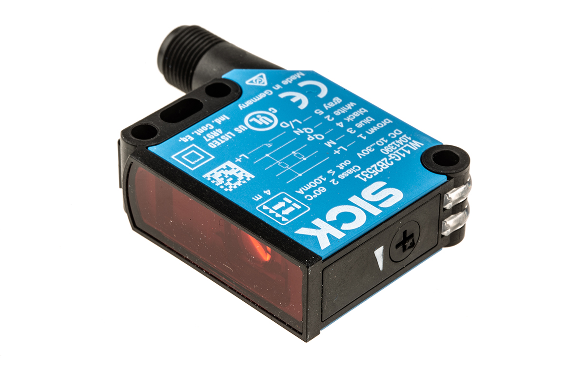 Sick Retro-reflective Photoelectric Sensor 0 → 4 m Detection Range NPN, PNP IP66, IP67, IP69K Block Style