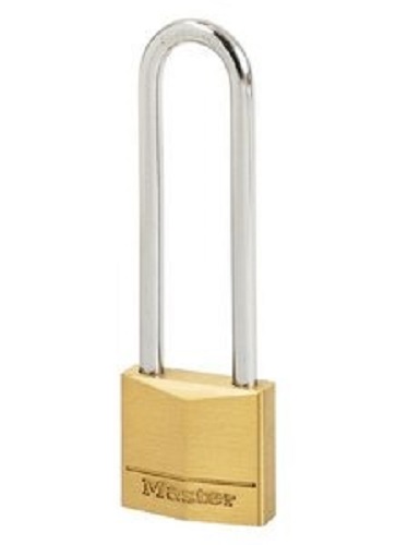 Master Lock Padlock Brass Padlock, 5mm Shackle, 30mm Body