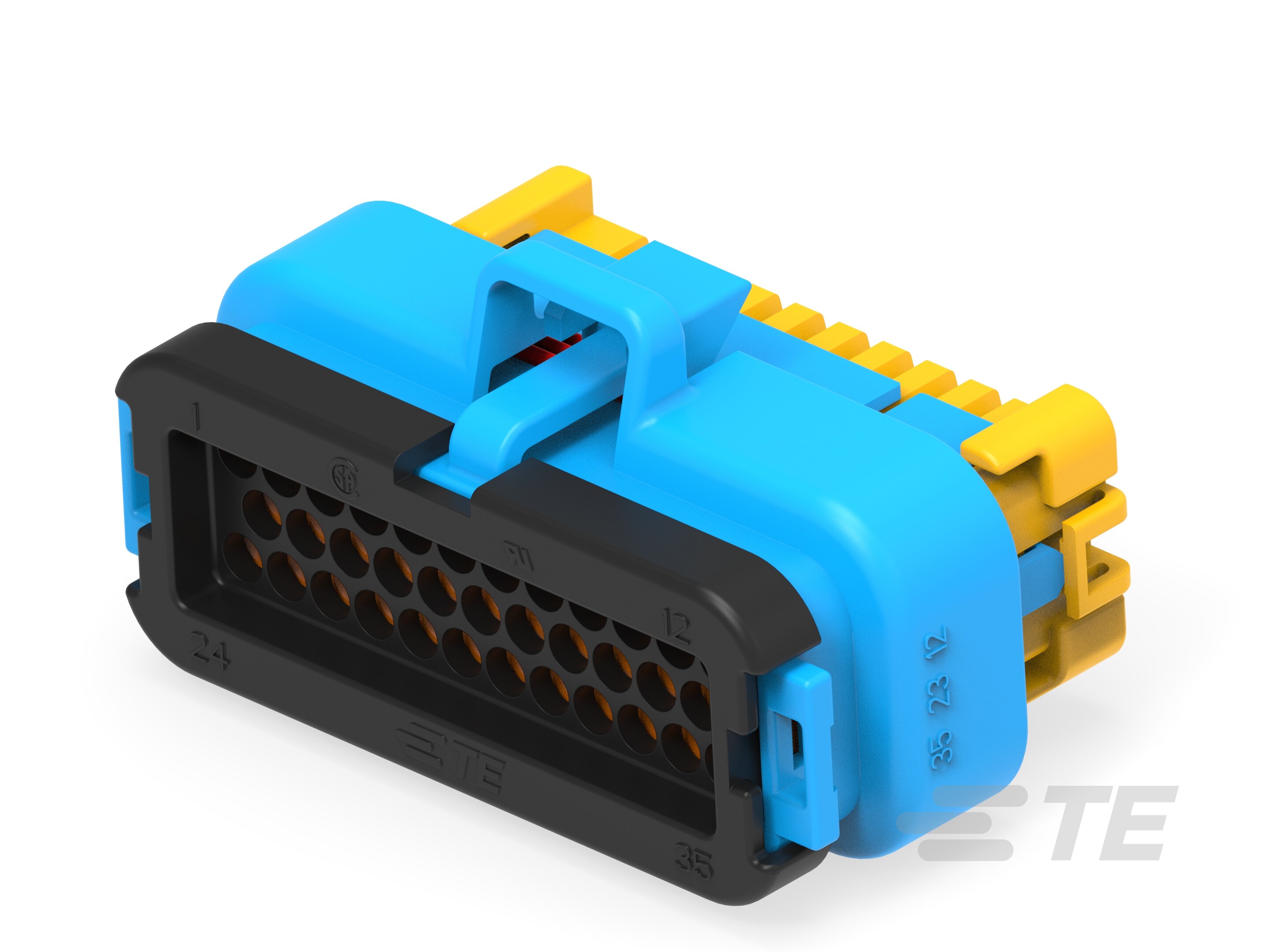 TE Connectivity, 2371, AMPSEAL Female 35 Way Housing For Female Terminals for use with Automotive Connectors