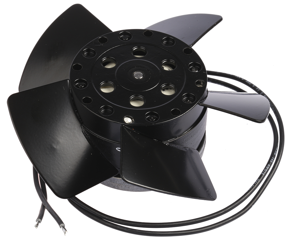 ebm-papst 4000 Series Axial Fan, 230 V ac, AC Operation, 160m³/h, 19W, IP20, 119 x 119 x 38mm