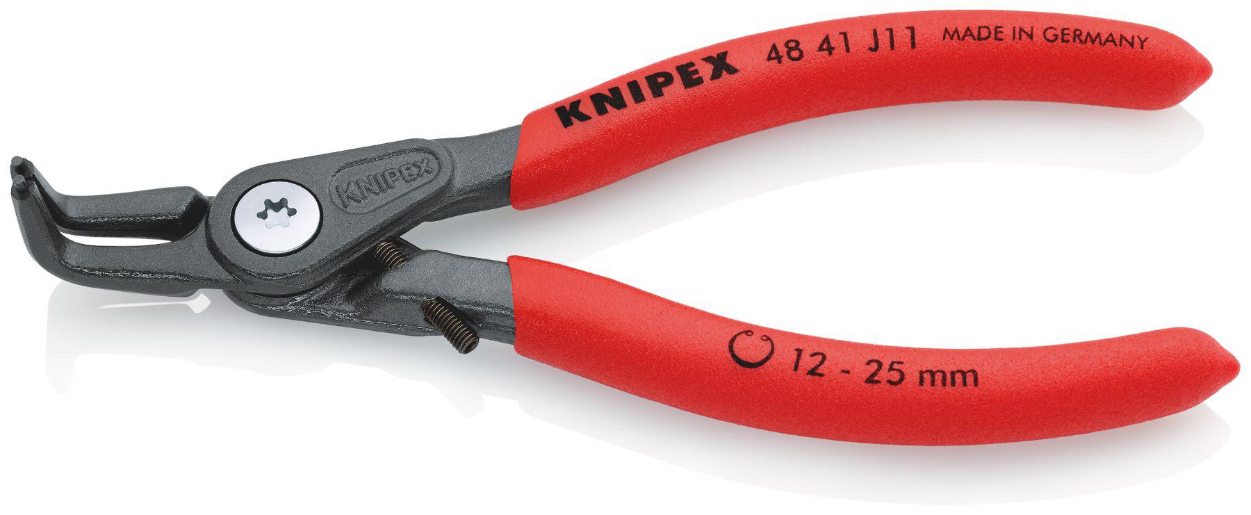 Knipex Circlip Pliers, 130 mm Overall, Angled Tip