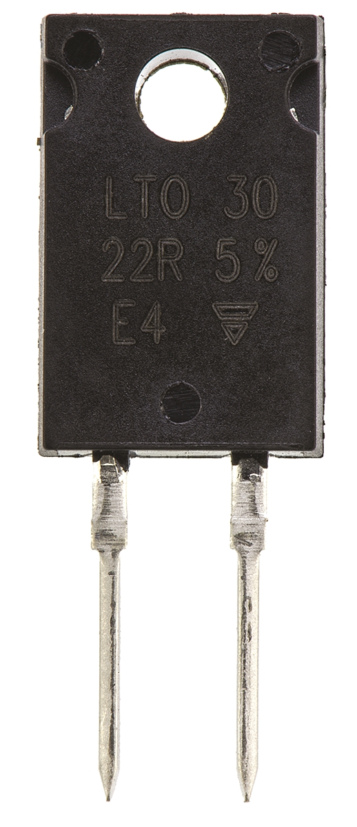 Vishay 22Ω Thick Film Resistor 30W ±5% LTO030F22R00JTE3