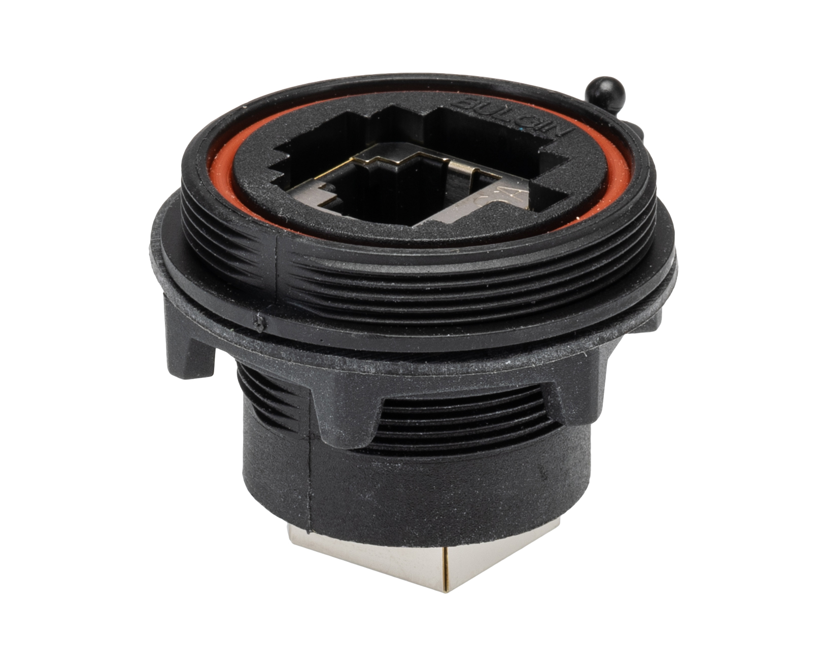 Bulgin PX0893 Series Female RJ45 Connector, Panel Mount, Cat6a Straight 1 Port