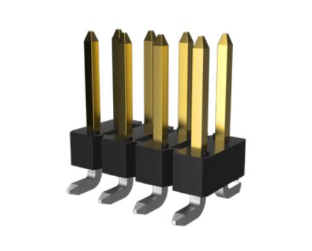 Amphenol Communications Solutions Bergstik Series Vertical Surface Pin Header, 20 Contact(s), 2.54 mm Pitch, 2 Row,