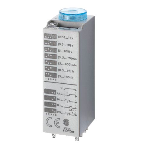Finder 85 Series Series Snap On Timer Relay, 230 → 240V ac/dc, 2-Contact, 0.05 → 100 s, 3 → 100