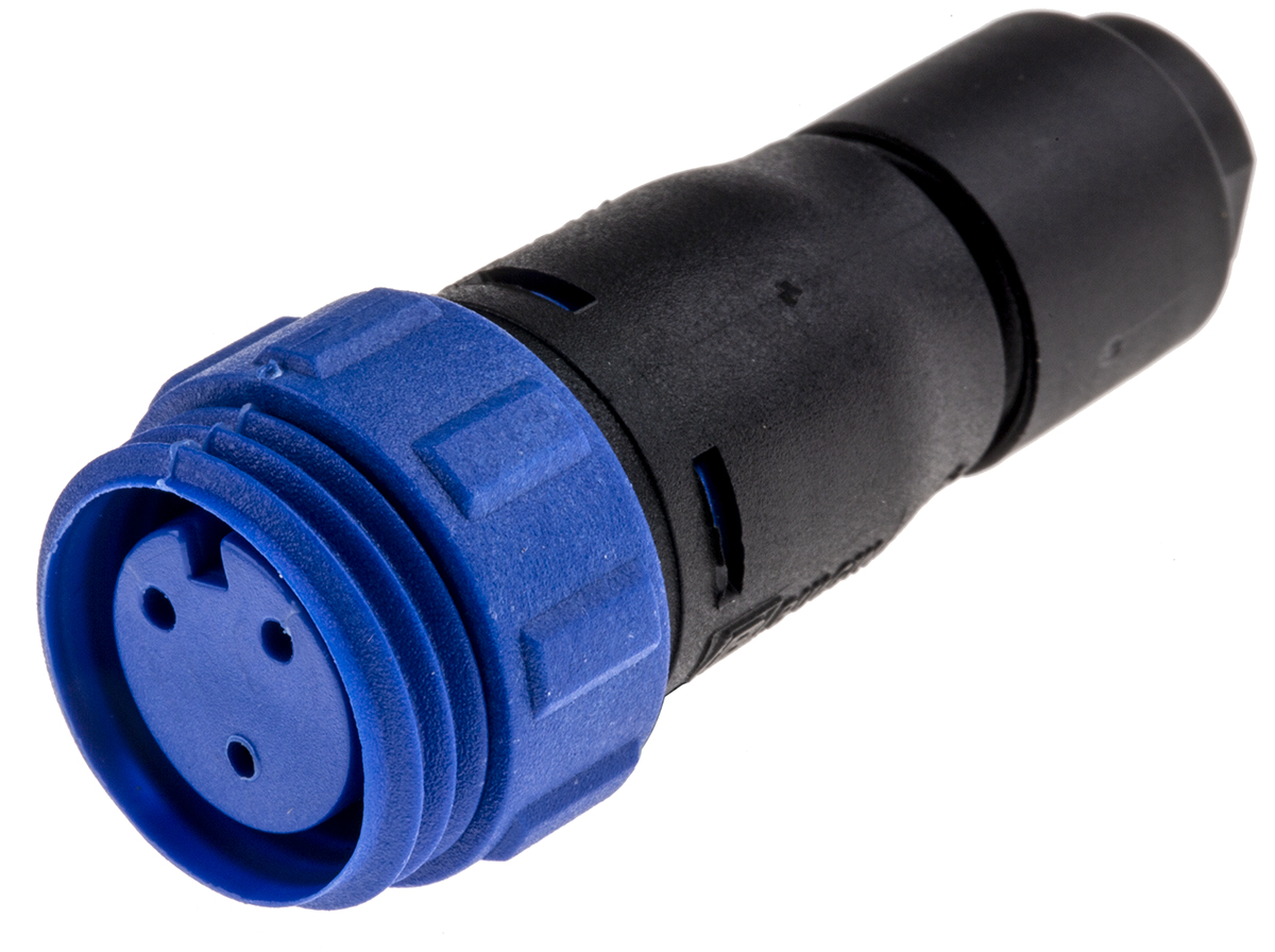 Bulgin Circular Connector, 3 Contacts, Cable, Miniature Connector, Socket, Female, IP68, Buccaneer 400 Series