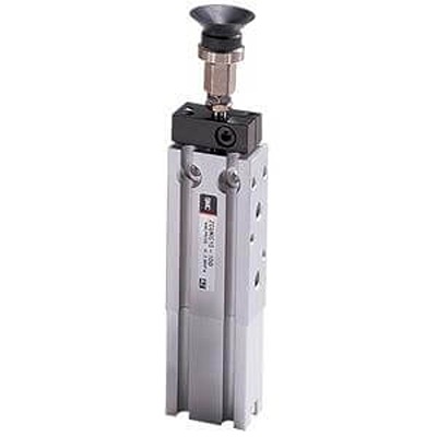 SMC Pneumatic Piston Rod Cylinder - ZCDUKC25-50D 25 mm Bore, 50 mm ZCUK Series, Double Acting Acting