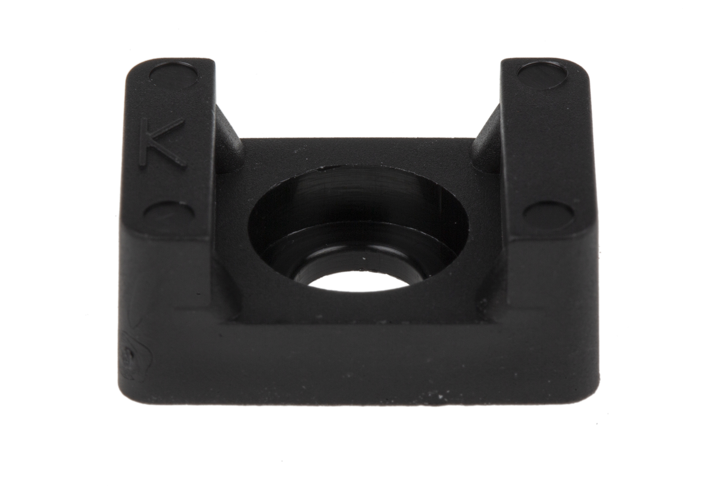 RS PRO Black Cable Tie Mount 16 mm x 23mm, 8mm Max. Cable Tie Width