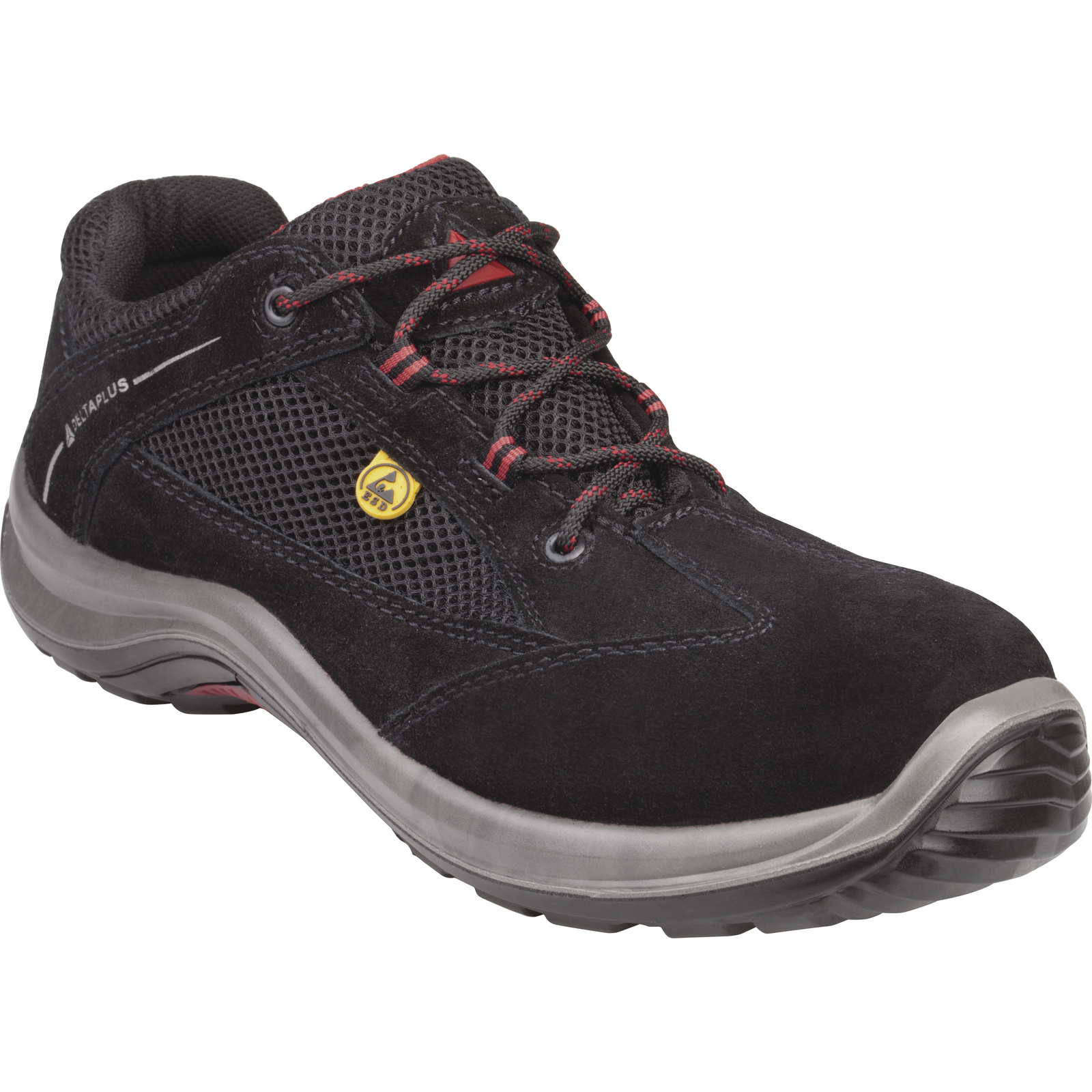Delta Plus VIAGI S1P SRC Unisex Black, Grey Composite Toe Capped Safety Shoes, UK 11, EU 46