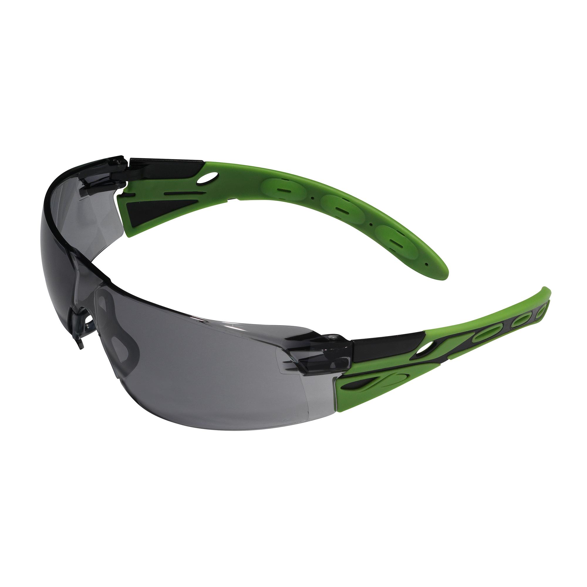 JSP EIGER Anti-Mist Safety Spectacles, Smoke Polycarbonate Lens