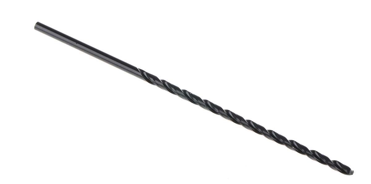 Dormer A110 Series HSS Twist Drill Bit, 2.5mm Diameter, 95 mm Overall