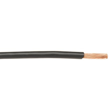 Alpha Wire Hook-up Wire PVC Series Black 0.33 mm² Hook Up Wire, 22 AWG, 7/0.25 mm, 30m, PVC Insulation, 1855 BK005