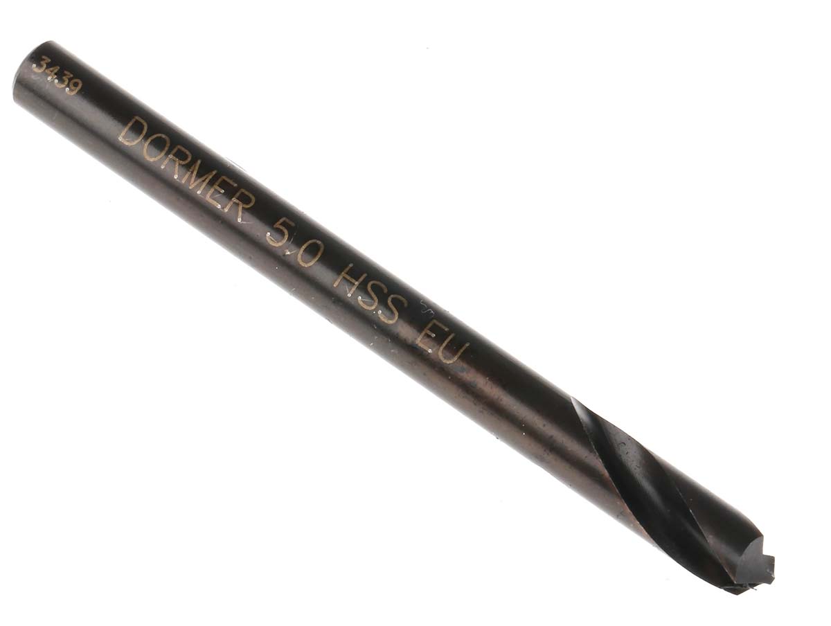 Dormer A123 Series HSS Twist Drill Bit, 5mm Diameter, 62 mm Overall
