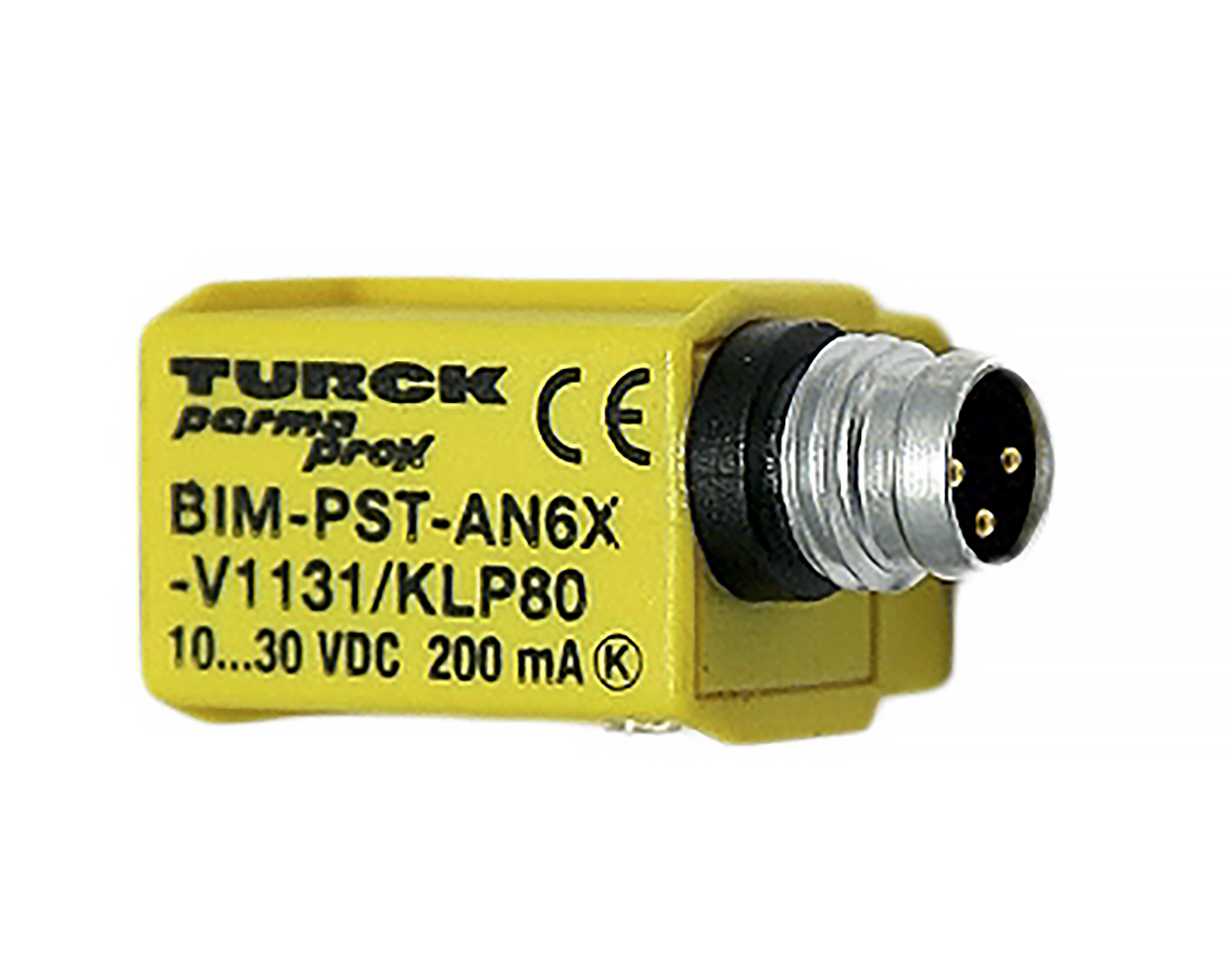Turck Inductive Block Proximity Sensor, M8, PNP NO, 10 → 30 V dc