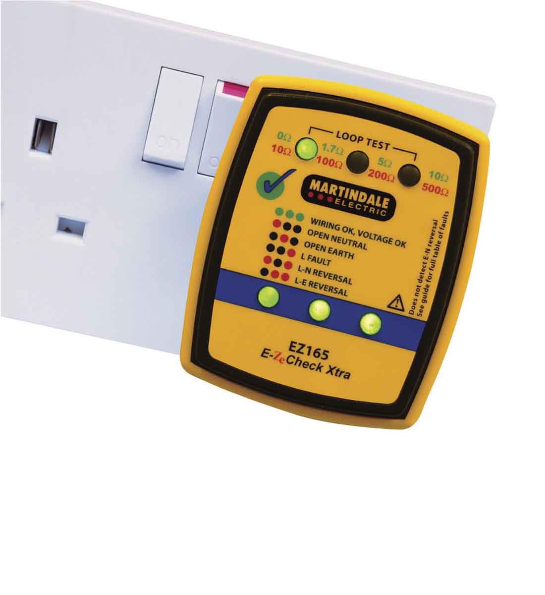 Martindale Socket Tester 13A 230V ac CAT II 300 V