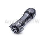 Amphenol Industrial Circular Connector, 5 Contacts, Cable, Standard Connector, Socket, Female, IP68, X-LOK Series