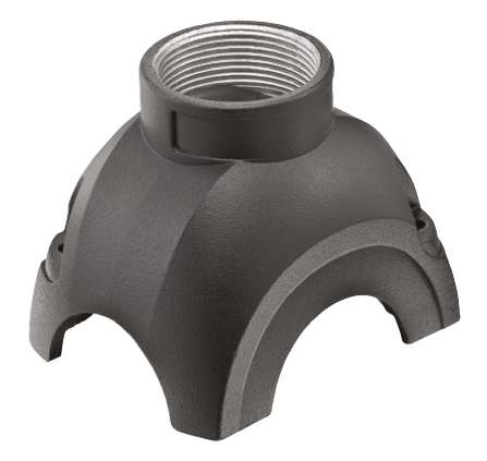 HARTING Han-Yellock Heavy Duty Power Connector Hood, M25 Thread, Top Entry