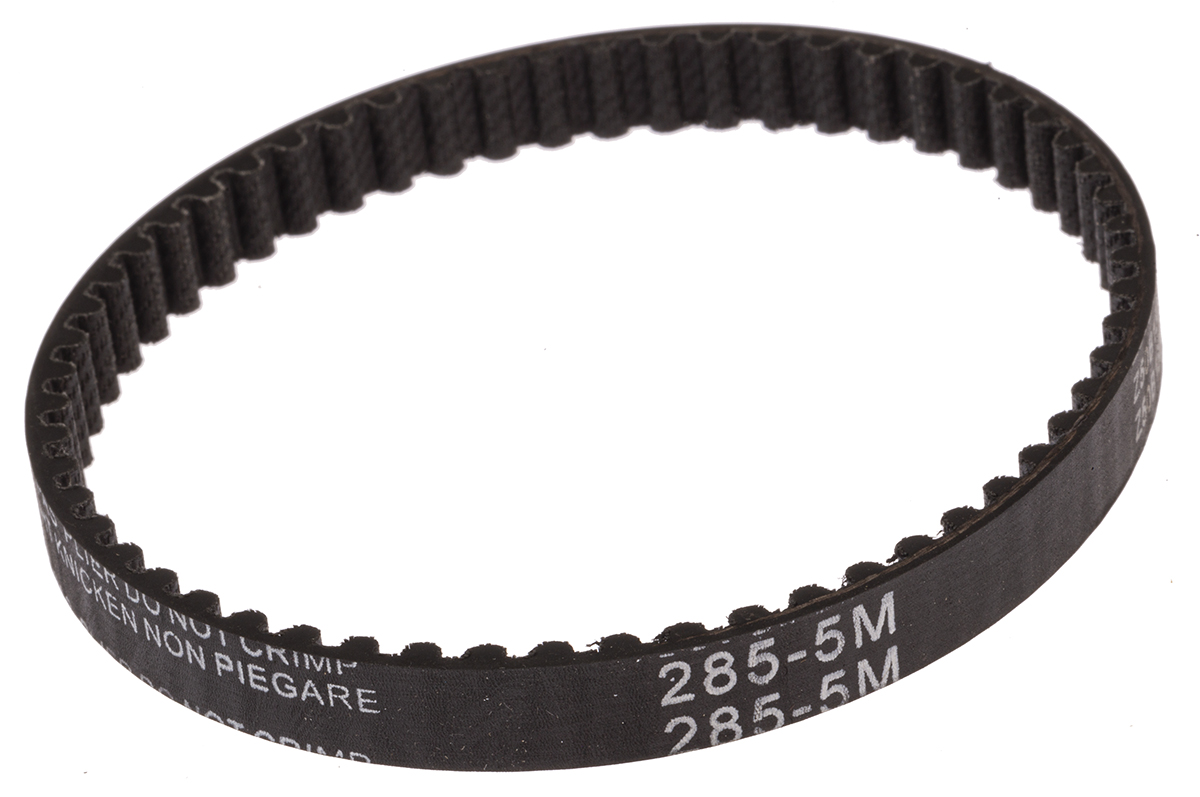 RS PRO Timing Belt, 57 Teeth, 285mm Length, 9mm Width