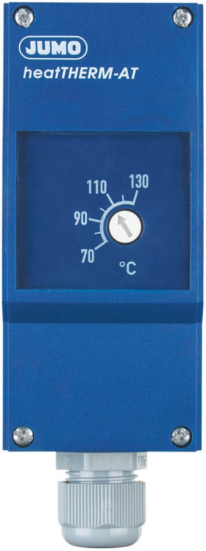 Jumo Capillary Thermostat, +130°C Max, SPST, Automatic Reset, Surface Mount