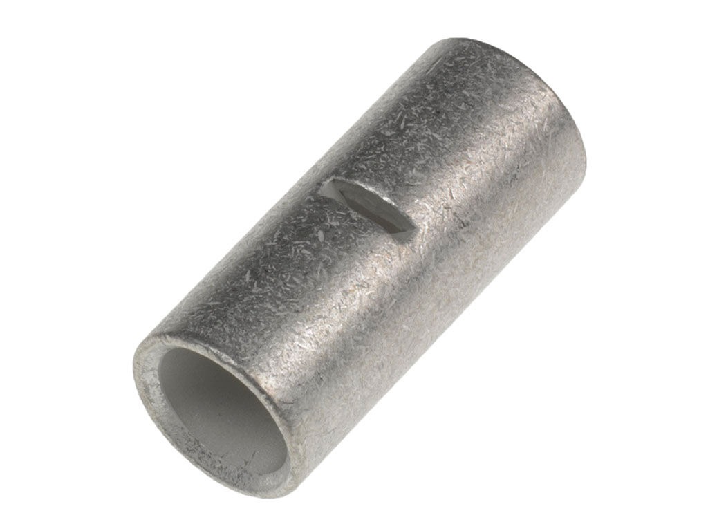 Molex, 19215 Butt Splice Connector, Grey, Uninsulated, Tin 18 → 22 AWG