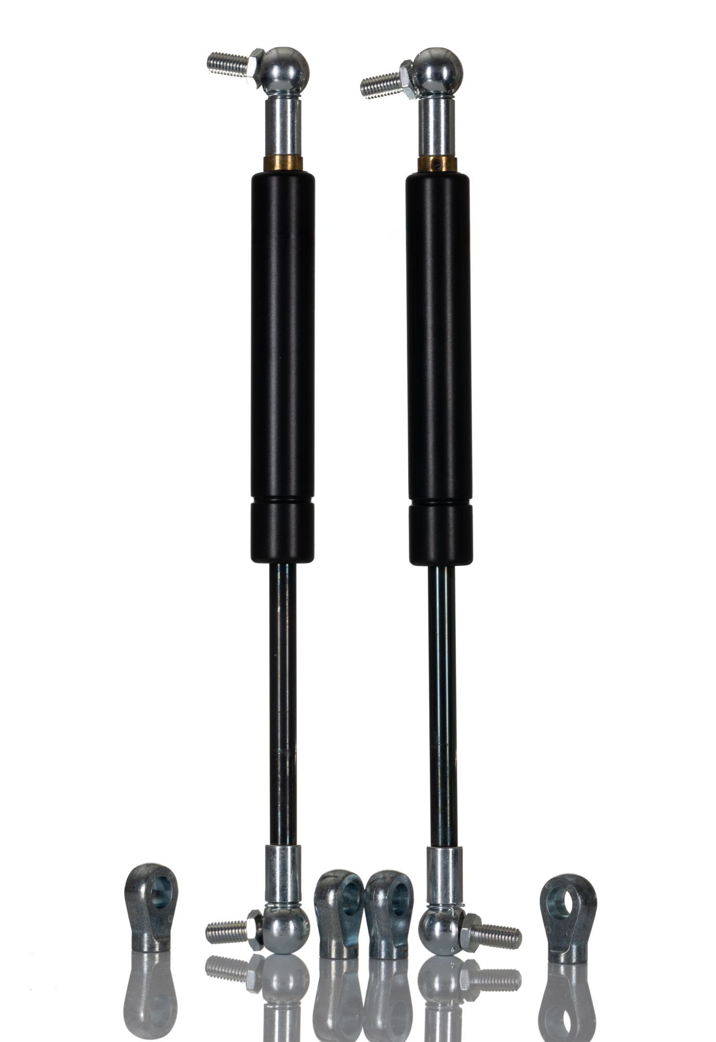 Camloc Steel Gas Strut, with Ball & Socket Joint, End Joint, 245.0mm Extended Length, 100.0mm Stroke Length