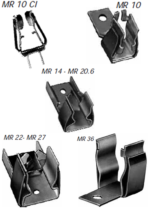 Mersen Sliver Plated Copper Bolt In Mount Fuse Clip for 10.3 x 58mm Cartridge Fuse