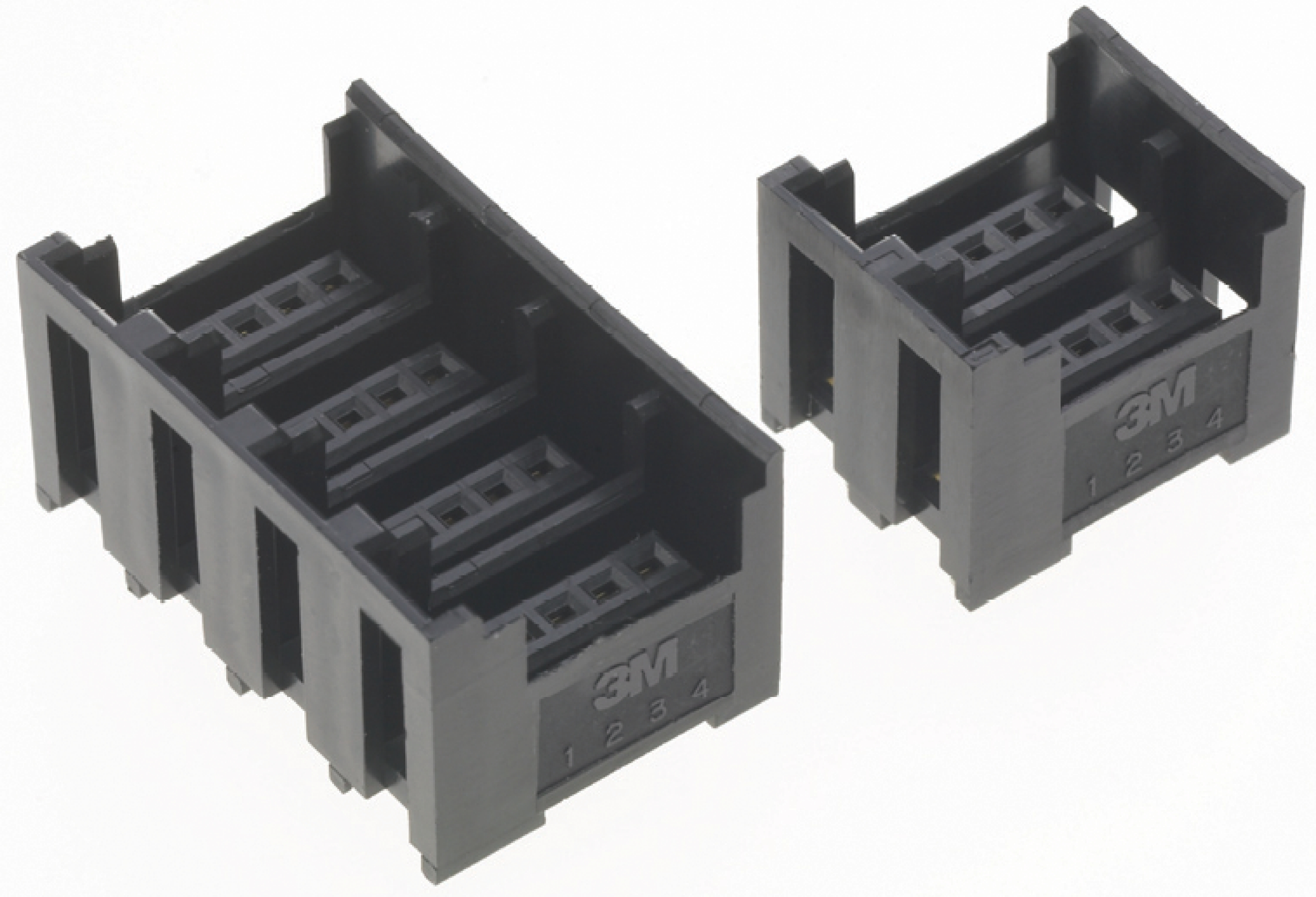 3M 4-Way IDC Connector Socket for  Through Hole Mount, 1-Row