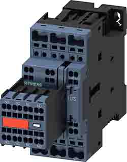 Siemens SIRIUS 3RT Size S0, 3RT2 Contactor, 24 V dc Coil, 3-Pole, 38 A, 18.5 kW, 2NO + 2NC