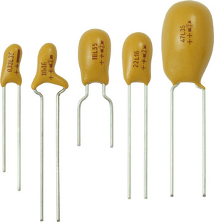 Vishay 10μF Tantalum Capacitor 25V dc