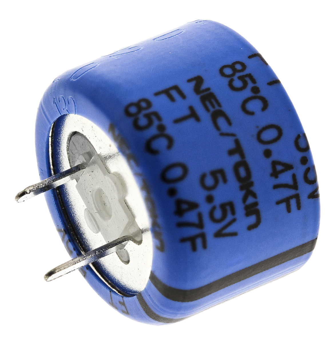 KEMET 0.47F Supercapacitor -20 → +80% Tolerance, Supercap FT 5.5V dc, Through Hole