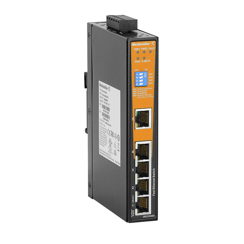 Weidmüller Managed 5 x RJ45 Port Network Switch