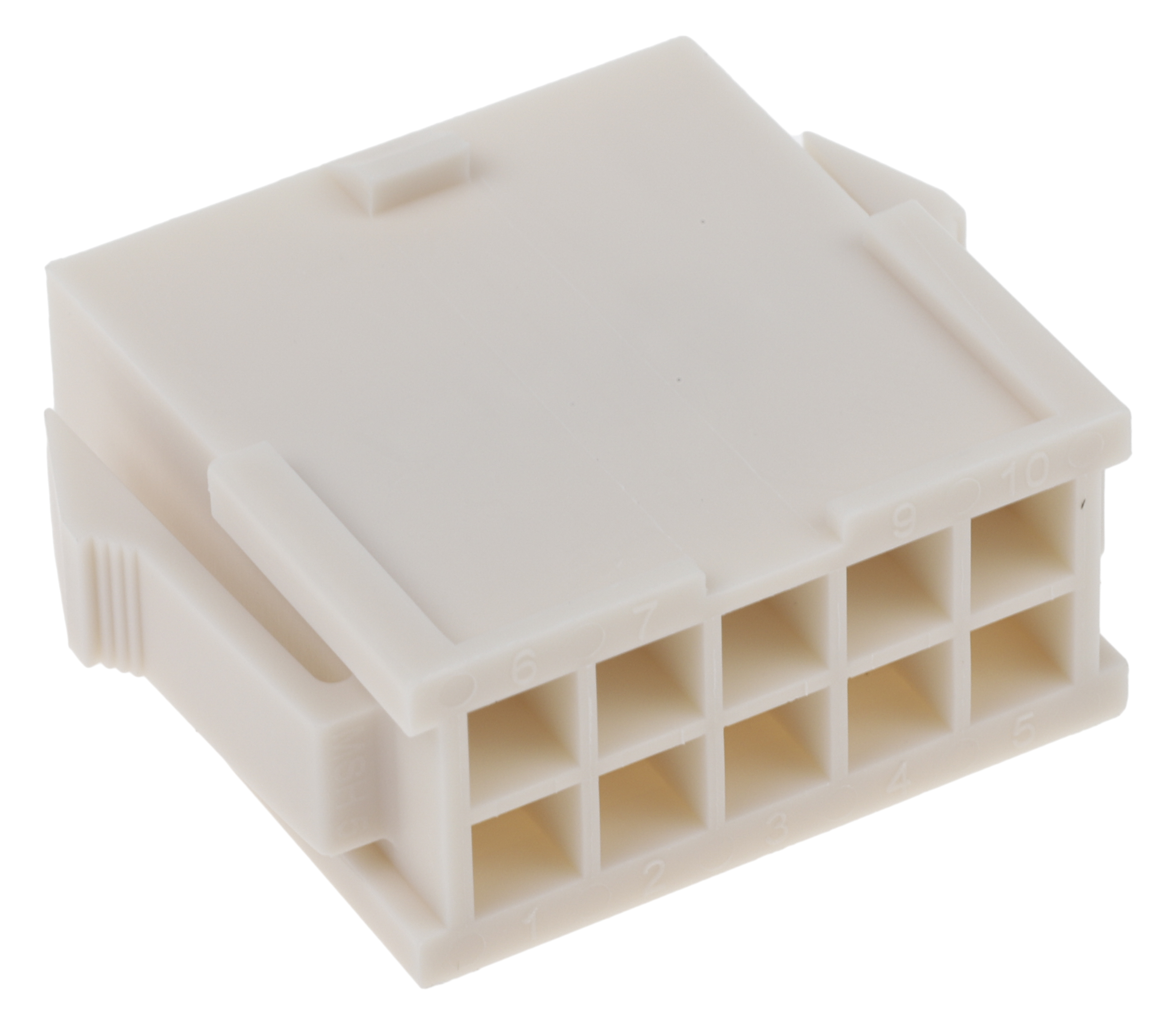 Molex, Mini-Fit Jr Male Connector Housing, 4.2mm Pitch, 10 Way, 2 Row