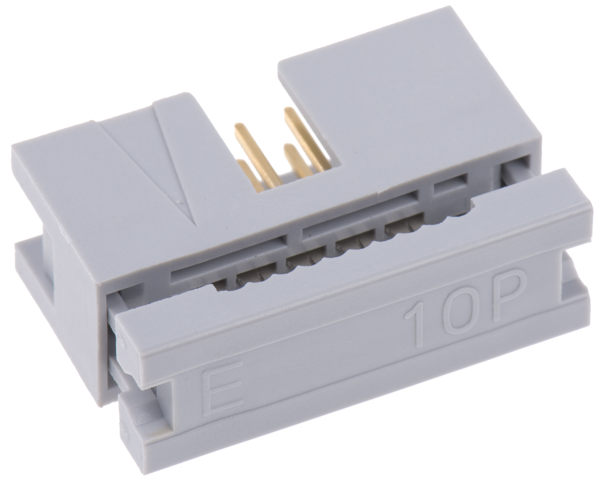 ASSMANN WSW 10-Way IDC Connector Plug for Cable Mount, 2-Row