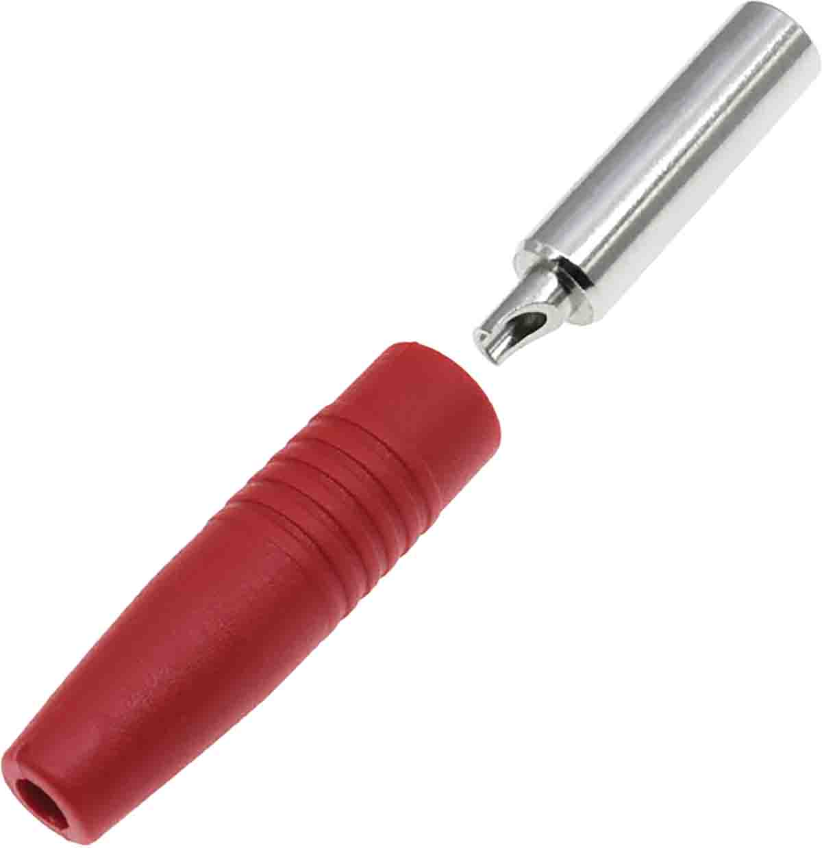 RS PRO Red Female Banana Socket, 4 mm Connector, Solder Termination, 24A, 30V, Nickel Plating