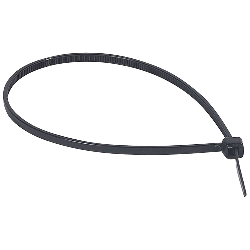 Legrand Cable Tie, Cable Ties, 180mm x 2.4 mm, Black Plastic, Pk-100units
