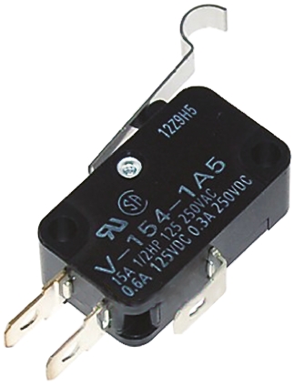 Omron Simulated Roller Lever Micro Switch, Solder Terminal, 5 A @ 250 V ac, SPDT, IP40