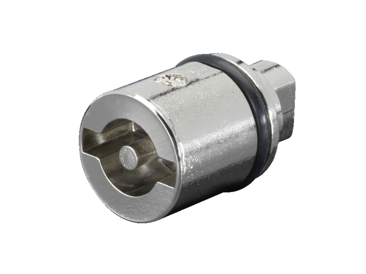 Rittal Silver Die Cast Zinc Lock Insert