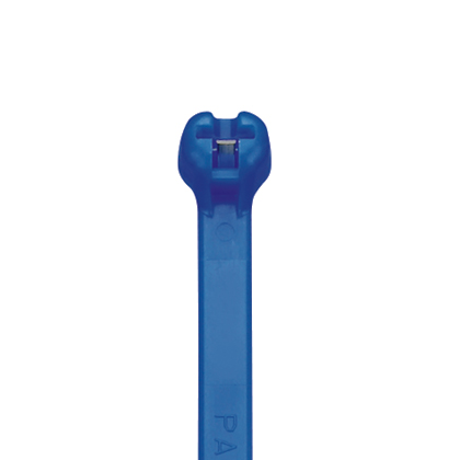 Panduit Cable Ties, 203mm x 4.7 mm, Blue Nylon, Pk-1000