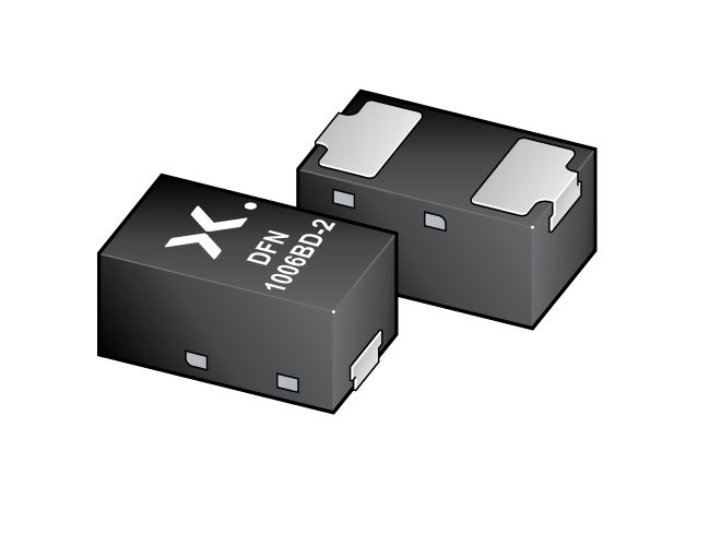 Nexperia, 12V Zener Diode 365 mW SMT DFN1006BD-2