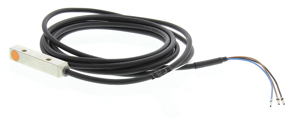 ifm electronic Inductive Block Proximity Sensor, 2 mm Detection, PNP NO, 10 → 36 V dc